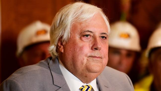 Clive Palmer is swapping preferences with the LNP. Picture: Alix Sweeney