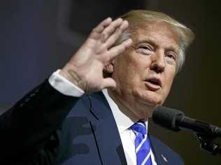 Republican presidential candidate Donald Trump speaks during a campaign rally, Wednesday, Aug. 10, 2016, in Abingdon, Va. (AP Photo/Evan Vucci). Picture: Evan Vucci