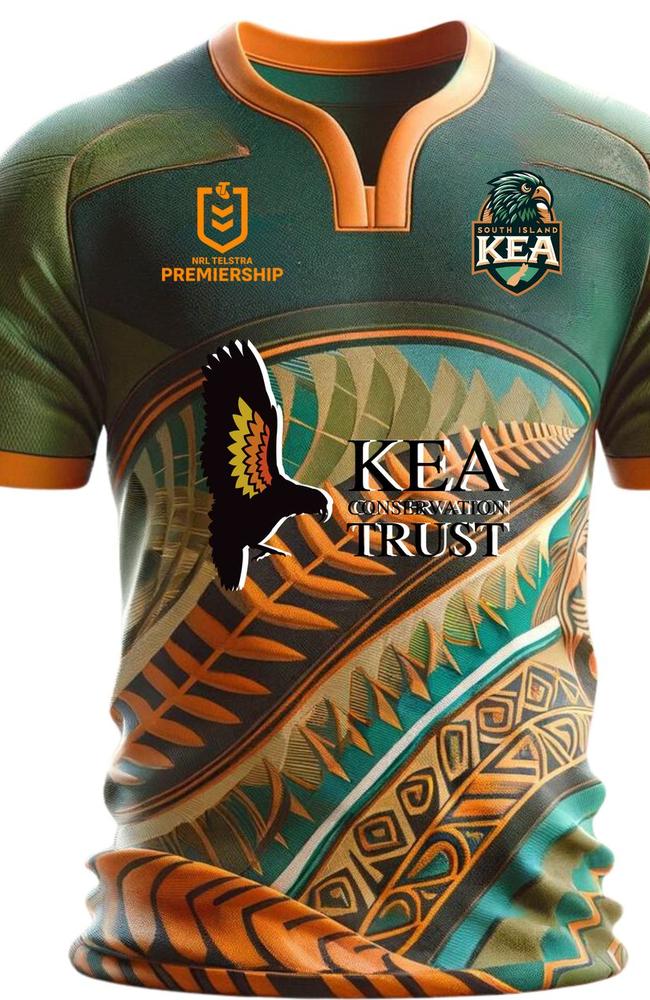 An artist impression of the jersey.