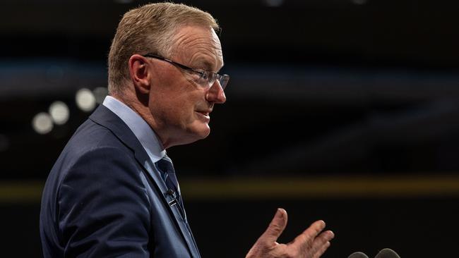 Philip Lowe says faster productivity growth delivers ‘a bigger pie, higher real wages, a lift in our collective wealth and a more prosperous economy’. Picture: Gary Ramage