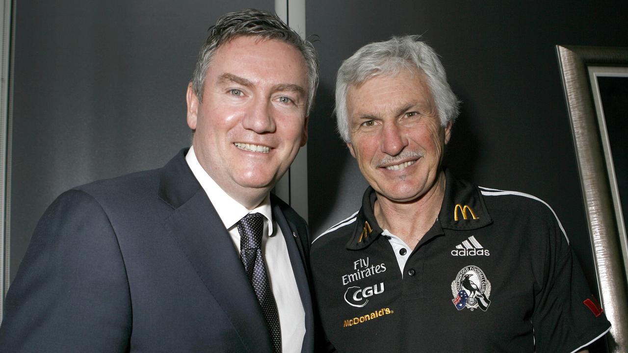 Eddie McGuire and Mick Malthouse in 2011.