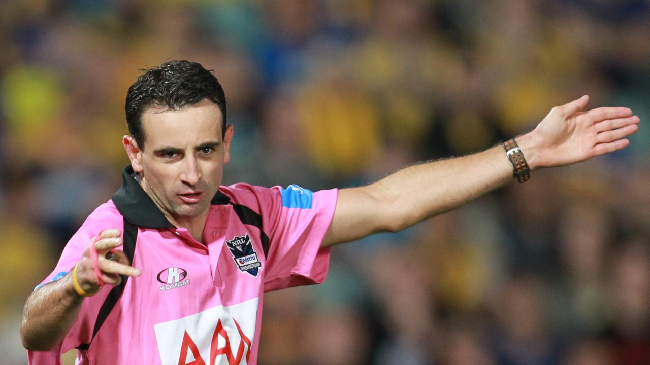 NRL round 2. Parramatta Eels v Penrith Panthers at Parramatta Stadium. referee, Gerard Sutton.