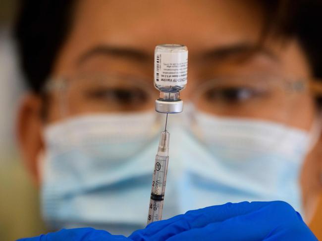 America’s vaccine rollout has been among the most successful in the world. Picture: AFP