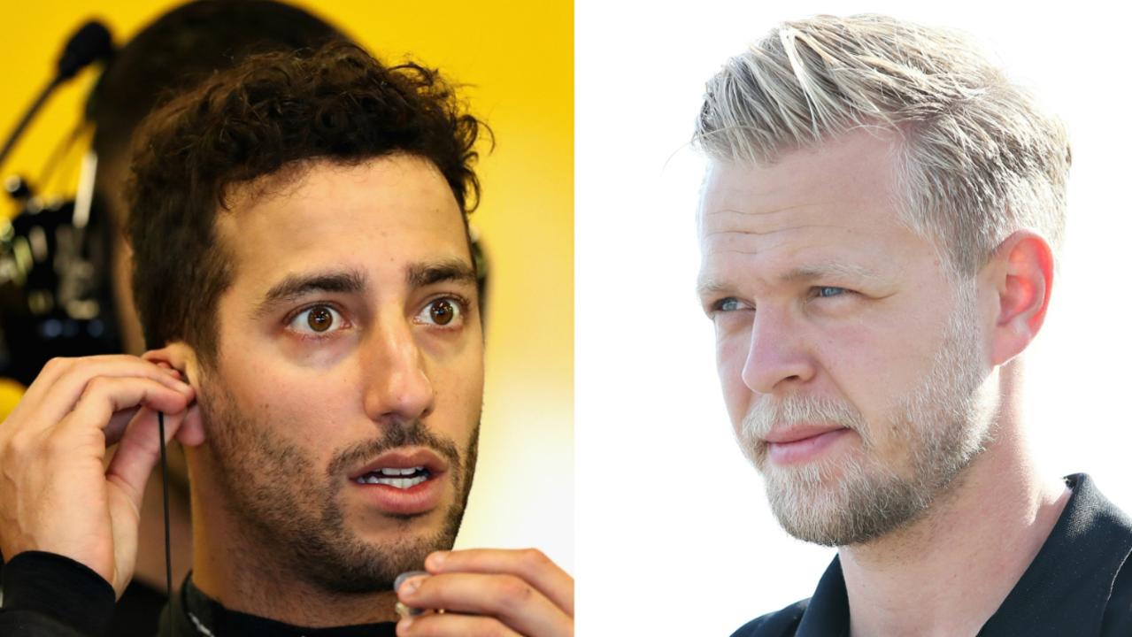 Ricciardo took issue with Magnussen's late moves.