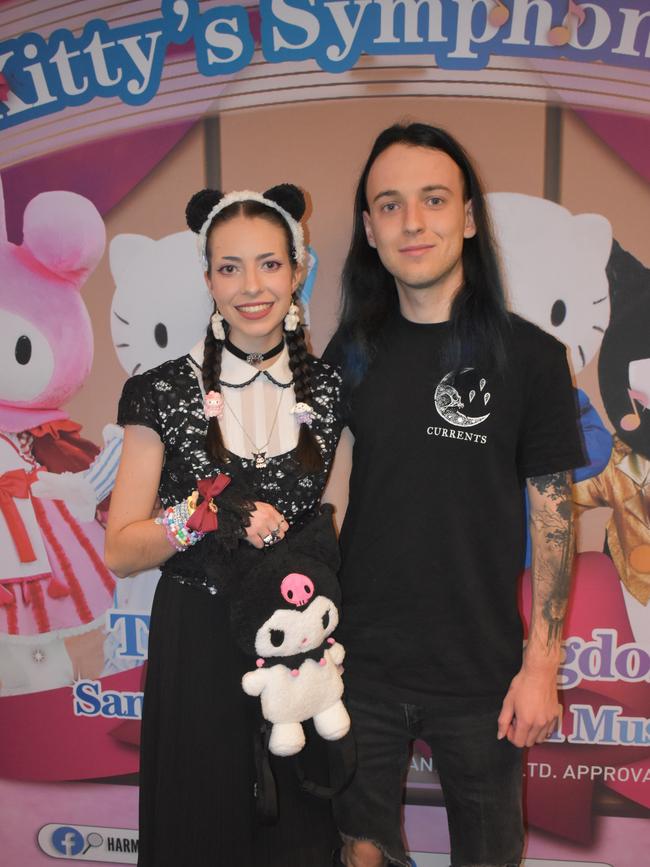 Bridget Palmer and Jonathon O'Neill at Hello Kitty’s Symphony Concert in Brisbane, Australia. Photos: Georgie Walker.