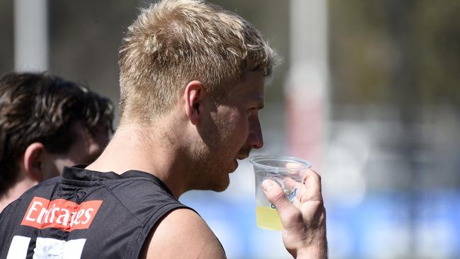 Billy Frampton will come into Collingwood’s team for the grand final. Picture: Andrew Henshaw