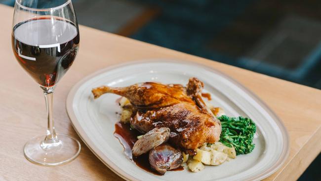 Club Parramatta’s slow roasted duck. Picture: Supplied