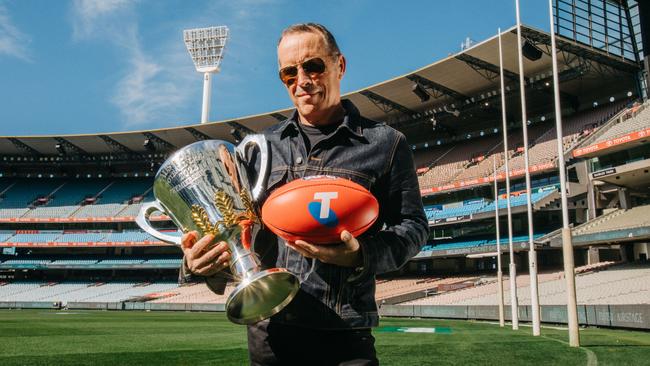 Mark Seymour has scored the Holy Grail of sporting gigs. Picture: Supplied