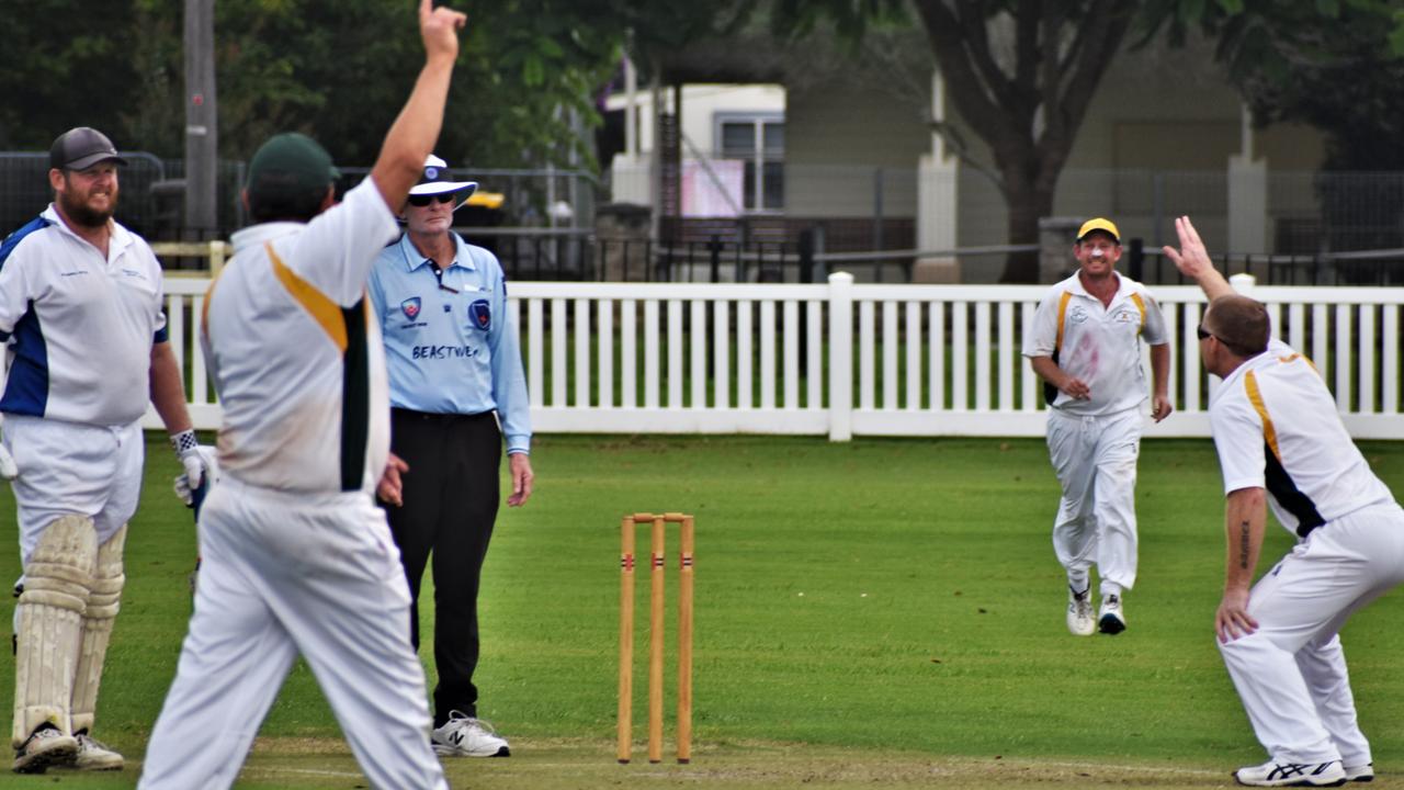 Umpire Tony Blanch turns down an appeal for caught behind during the CRCA GDSC Premier League preliminary final between Ulmarra Hotel Tucabia Copmanhurst and GDSC Easts-Westlawn Crown Hotel at Ellem Oval on Saturday, 20th March, 2021.