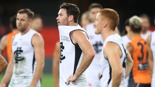 Mitch McGovern (centre) will want to have a big 2021. Picture: Chris Hyde/Getty Images