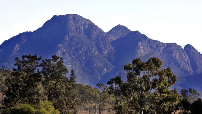 The hiker fell to their death on Mount Barney in the Scenic Rim. Picture: James Robertson