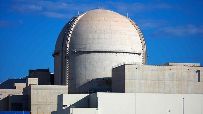 The Barakah Nuclear Power Plant was built by a consortium led by the Korea Electric Power Corporation at a cost of $US24.4bn. Picture: AFP