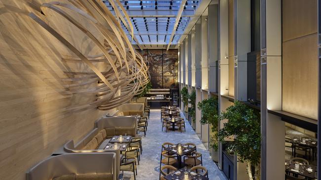 The stunning architecture of Akira Back at Mandarin Oriental Mayfair.