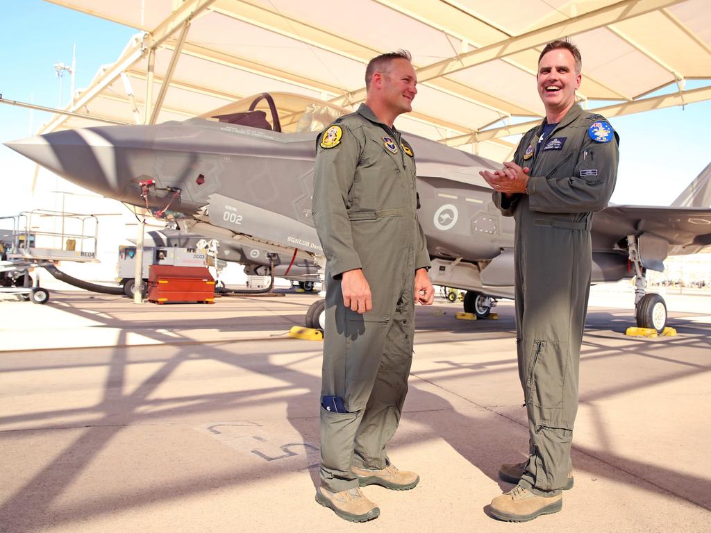 F35 fighter jets Luke Airforce base in Phoenix Arizona Picture: Nathan Edwards