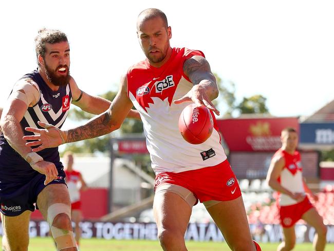 Sydney is challenging Lance Franklin’s one-match ban as he closes in one the 1000-goal milestone. (Photo by Kelly Defina/Getty Images)