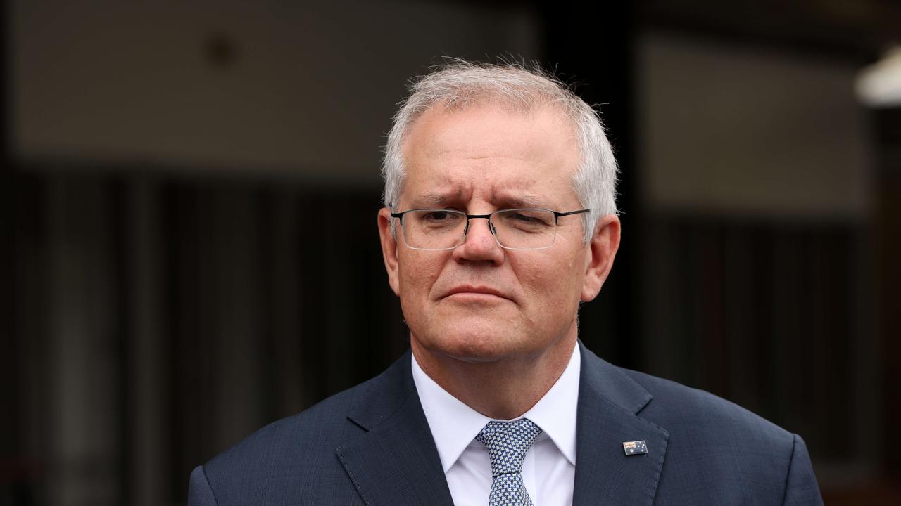 Scott Morrison said the decision was Australia taking a stand against human rights abuses. Picture: NCA NewsWire / Damian Shaw