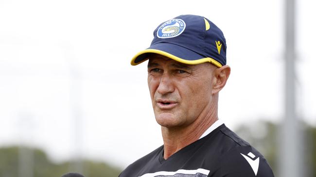 With The Eels promising title push under threat, coach Brad Arthur will come under pressure. Picture: Jonathan Ng