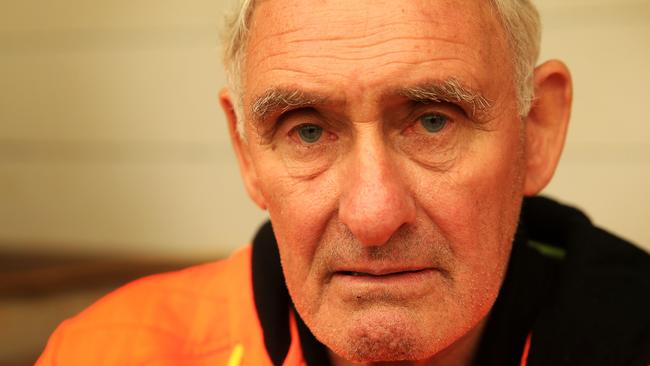 Buchan resident Jeff McCole, 70, lost his home to fire for the second time in under a decade. . Picture: Mark Stewart