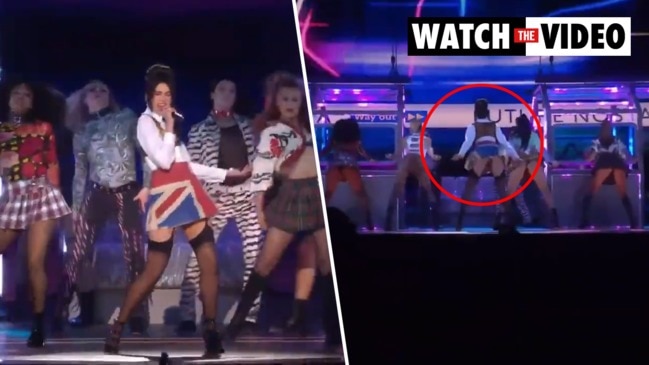 Dua Lipa thrills Brit Awards fans as she flashes bum and twerks on stage