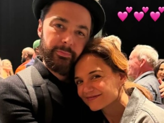 Jim Parsons and Katie Holmes. Picture: Instagram