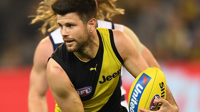 Captain Trent Cotchin will return against St Kilda on Sunday.