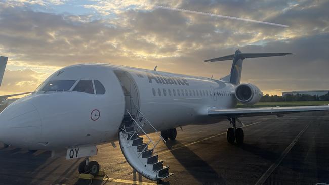 The Alliance planes actually guzzled up more fuel than the Boeing 737s. Picture: News Corp Australia