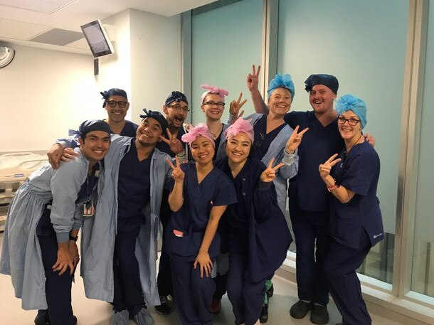 Theatre staff at Chris O’Brien Lifehouse Hospital.