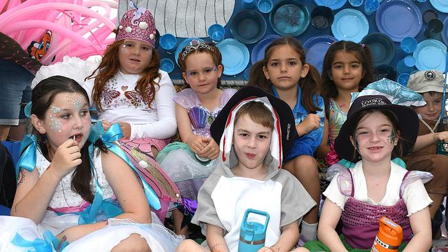 Our Lady of Lourdes Primary School Ingham. Photographs from the Maraka Festival Street Parade around the Ingham central business district on Saturday. In an ‘Under the Sea’-themed celebration of all things Hinchinbrook, school students, community organisations, emergency responders and contestants vying for the prized Queen and Princess titles paraded around Rotary Park in the centre of the town. Picture: Cameron Bates