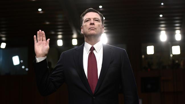 James Comey’s abrupt dismissal as FBI director by Donald Trump seemed to represent an existential threat to the order of things in Washington and New York. Picture: AFP