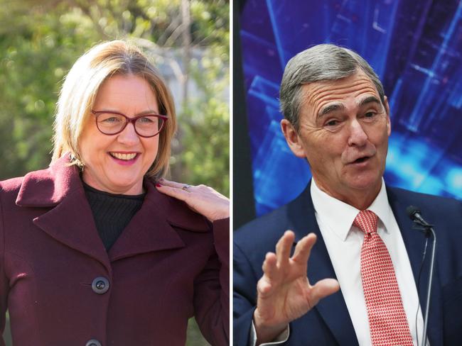 Jacinta Allan and John Brumby