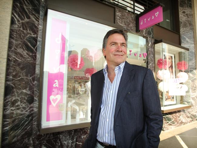 Founder of DIVA jewellery Brett Blundy pictured in Circular Quay.