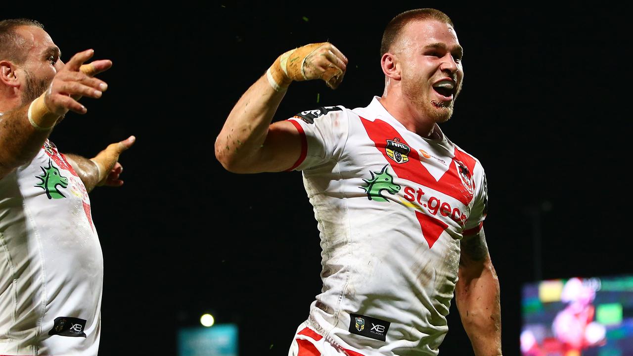 Euan Aitken has been named in the team list for the Dragons. (Photo by Mark Nolan/Getty Images)