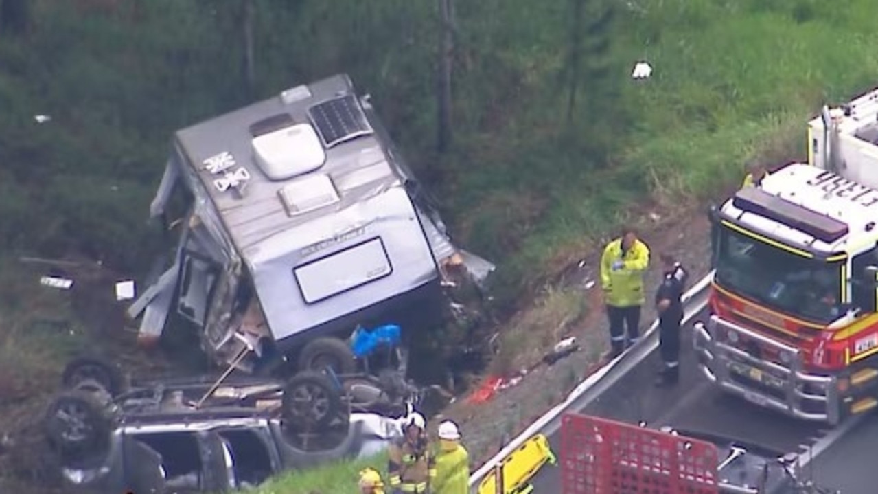 Grave fears for man after crash into creek on Bruce Hwy