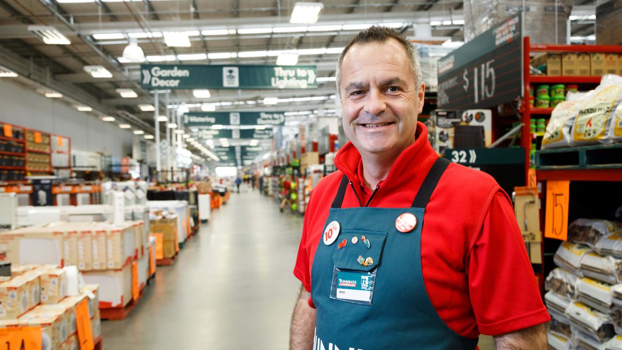 Bunnings managing director Mike Schneider slammed the enterprise bargaining system after withdrawing the warehouse’s in 2020. Picture: Peter Mathew