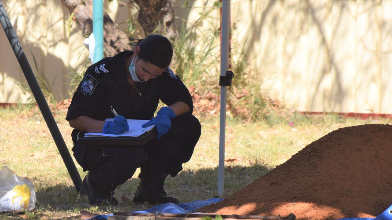 Potential new evidence has been uncovered at the Crime scene in the Chinchilla backyard on Inverai Road/Burbank Street.
