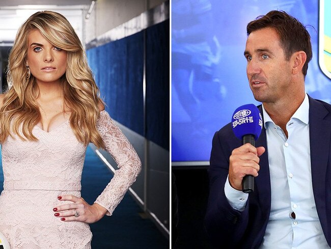 Erin Molan and Andrew Johns