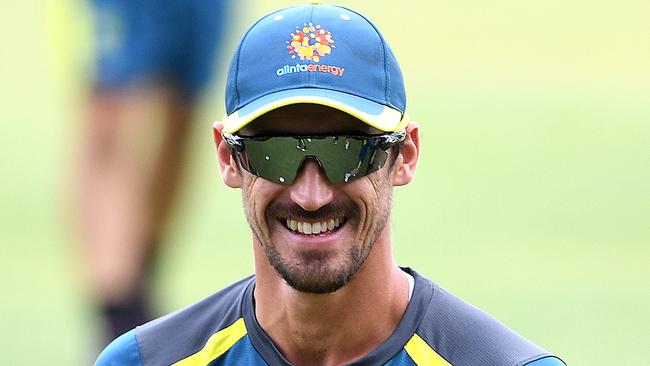 Mitchell Starc was back in the nets despite the short turn around. Picture: AAP