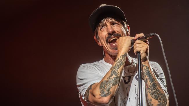 Red Hot Chili Peppers front man Anthony Kiedis. Picture: Jason Edwards