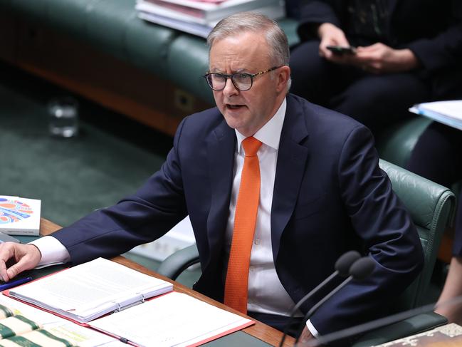 Prime Minister Anthony Albanese told parliament that cabinet discussions should remain confidential. Picture: NCA NewsWire / Gary Ramage