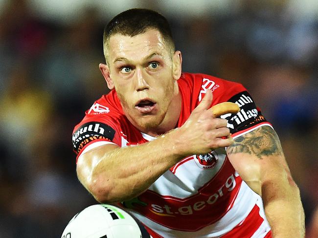 Round 1 game of the NRL Telstra Premiership between the North Queensland Cowboys v St George Illawarra Dragons from 1300 Smiles Stadium, Townsville.   Dragpons Cameron McInnes. Picture: Zak Simmonds