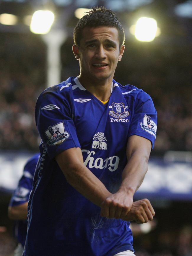 Aussie Everton legend Tim Cahill. Picture: Laurence Griffiths/Getty