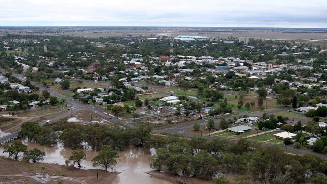 Aerial view of Coonamble – 160km north of Dubbo.