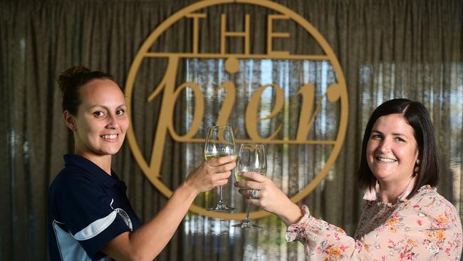 Project Booyah are hosting a Melbourne Cup Luncheon at The Pier restaurant. PLO Officer Courtney Hart and Brooke Symons, volunteer for Project Booyah.