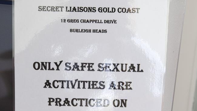 The site of former Secret Liaisons brothel in Burleigh is about to be demolished drawing the curtain on more than 15 years as a site selling sex. Picture: Jerad Williams