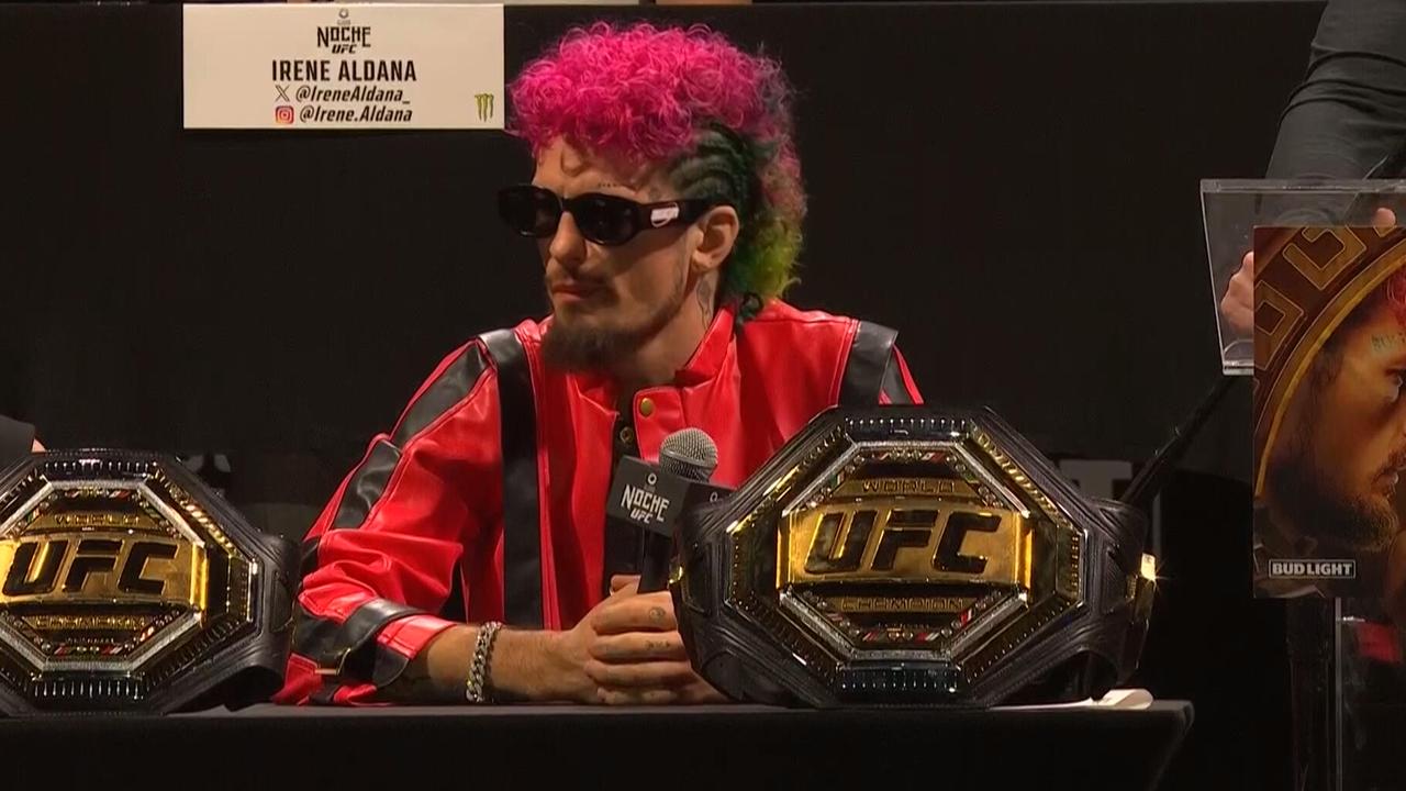 UFC superstar Sean O'Malley at the press conference