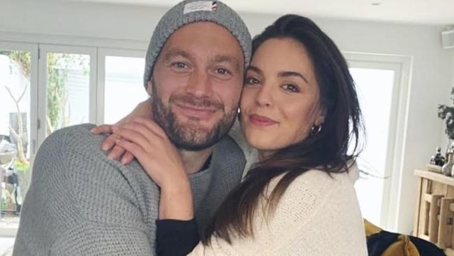 Tom Bellchambers and Olympia Valance. Picture: Instagram