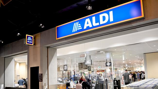 Aldi absorbed costs imposed by suppliers in 2022. Picture: NCA NewsWire / Jeremy Piper