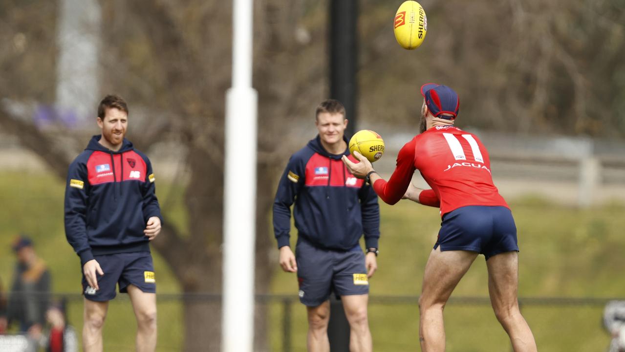 Max Gawn is rumoured to have a broken toe. Picture: Darrian Traynor / Getty Images