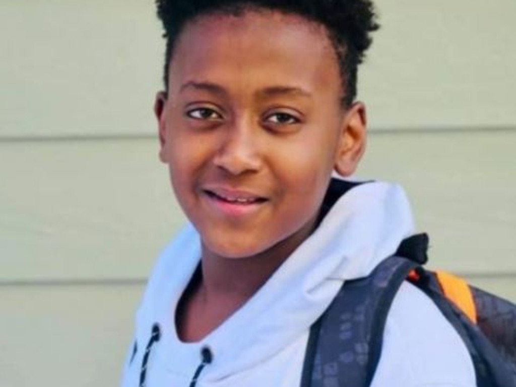 12-year-old Joshua Haileyesus is brain dead after trying the “Blackout Challenge” seen on TikTok. Picture: GoFundMe