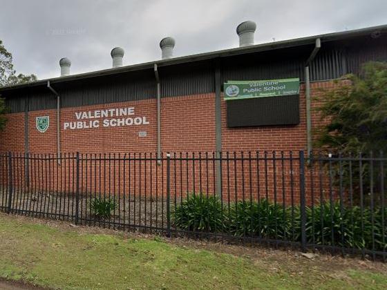 Valentine Public School in the federal seat of Shortland is where people will vote in the upcoming election. Picture: Google Streetview